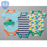 Boys 3 Pack Bodysuits - Giraffe (T20120) (Baby Bodysuit) Mansuri